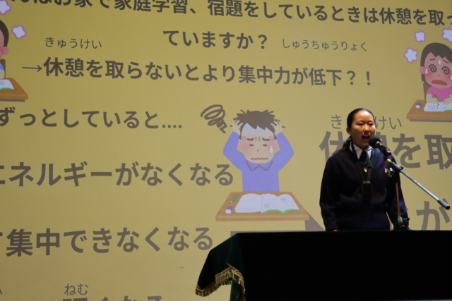 英語スピーチコンテストの様子③